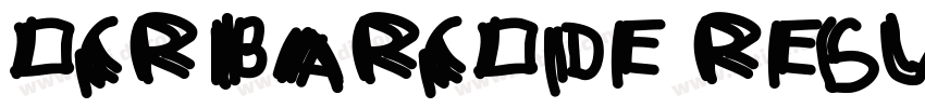ocrBarcode Reguar字体转换